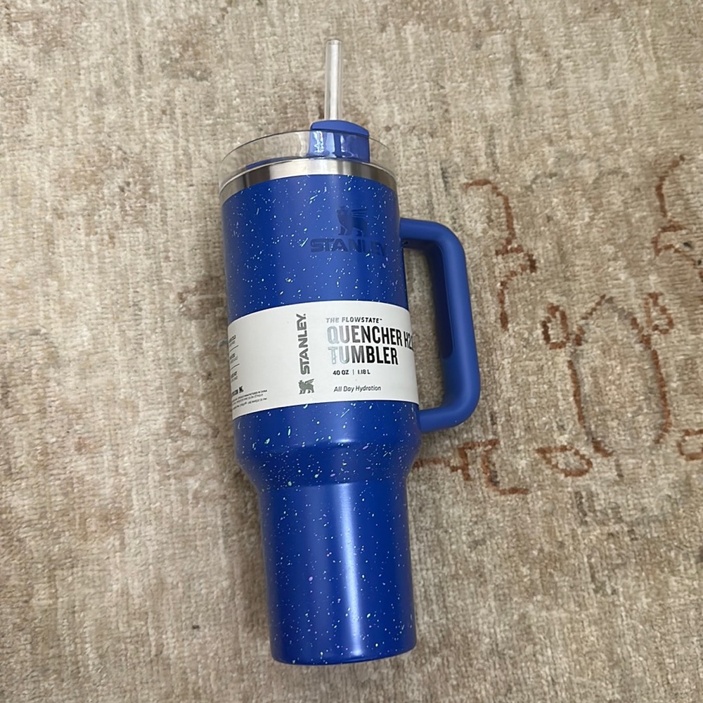 Blue speckled Stanley 40 oz